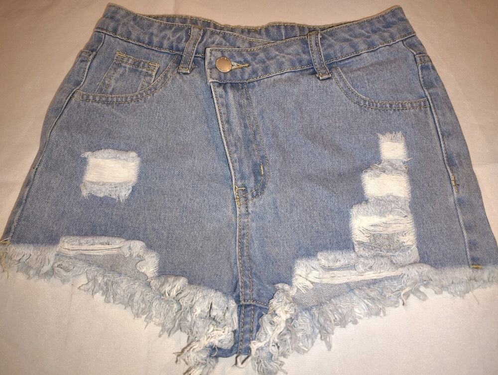 Shein Shorts Teens 12/13 Distressed Shorts Jeans Denim